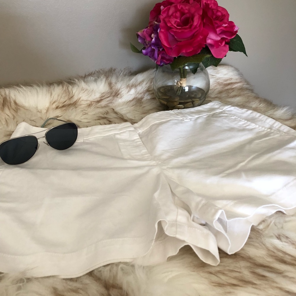 Loft white shorts